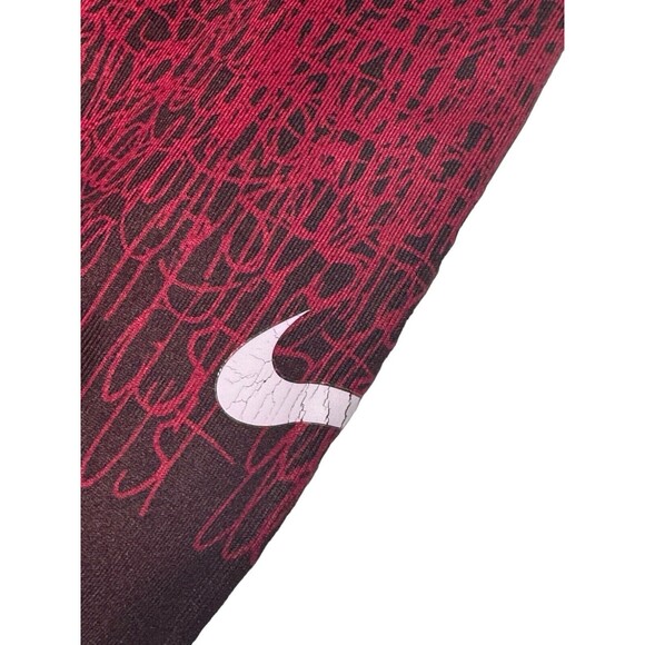 Nike Therma-Fit Top Women's‎ Size Small Red Just Do It Graphic Shirt Thumbholes - Picture 7 of 12